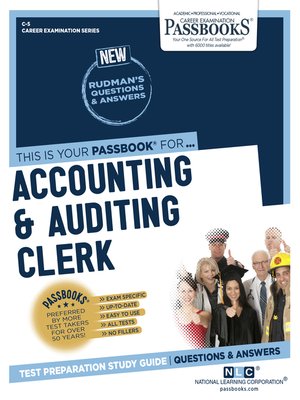 cover image of Accounting & Auditing Clerk